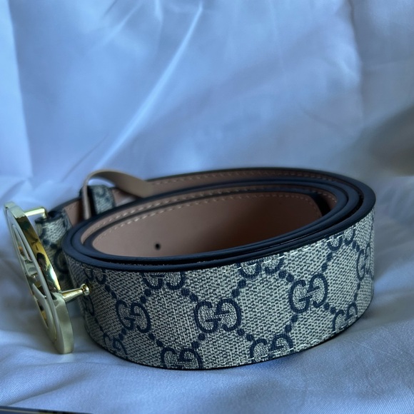 Gucci Black and Gold Women\'s Belt
